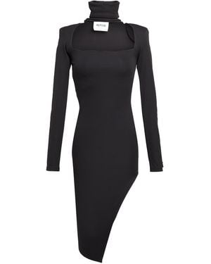 REVISE CONCEPT Midi Dress Polyester, Elastane - Blue