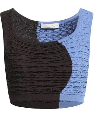 Liviana Conti Top Viscose, Polyamide - Blue
