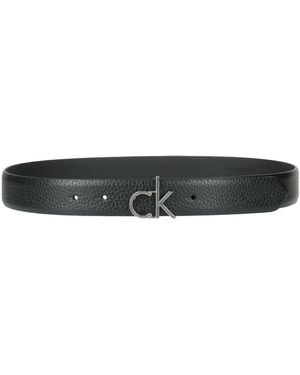 Calvin Klein Belt Leather - Black