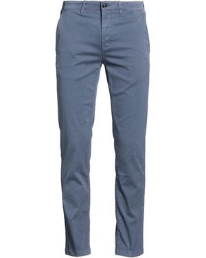 Moorer Pants Cotton, Silk, Elastane - Blue