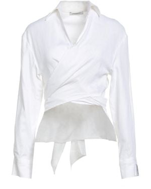 hinnominate Shirt Linen, Viscose - White