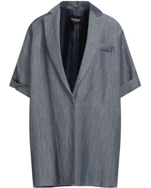 Dondup Blazer Lyocell, Linen, Cotton - Gray