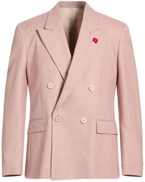 Lardini Blazer Wool, Silk, Linen - Pink