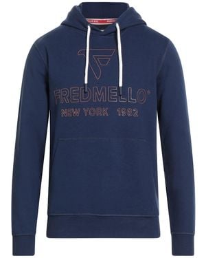 Fred Mello Sweatshirt Cotton - Blue
