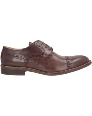 FRATELLI BORRELLI Lace-Up Shoes Calfskin - Brown