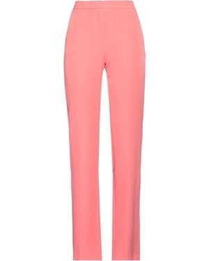 Blugirl Blumarine Coral Trousers Polyester, Elastane - Pink