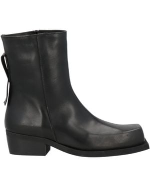 Ovyè Ankle Boots Leather - Black
