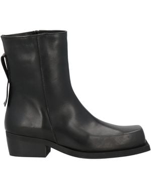 Ovyè Ankle Boots Leather - Black