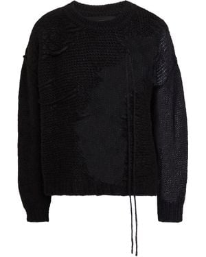Isabel Benenato Sweater Alpaca Wool, Polyamide, Mohair Wool, Wool - Black