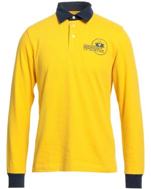 La Martina Polo Shirt Cotton - Yellow