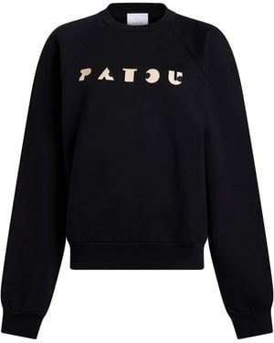 Patou Sweatshirt Cotton - Black
