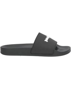 Palm Angels Sandals Rubber - Black