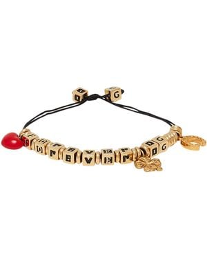 Dolce & Gabbana Bracelet Metal, Textile Fibers - Metallic