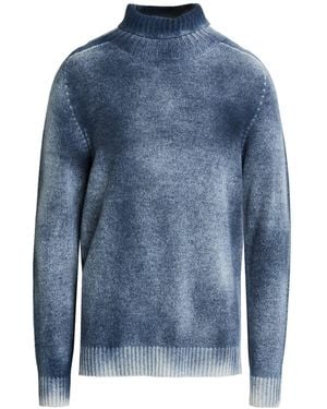 AROVESCIO Rollkragenpullover - Blau