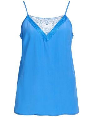 SFIZIO STUDIO Azure Top Acetate, Silk, Viscose, Polyamide - Blue