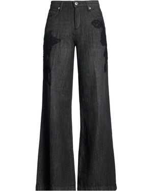 ERMANNO FIRENZE Jeans Cotton, Acrylic, Wool, Polyamide - Black