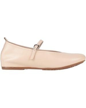 Wonders Ballet Flats Leather - Natural