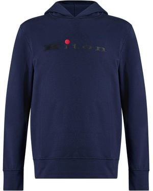 Kiton Sweatshirt Cotton, Elastane - Blue