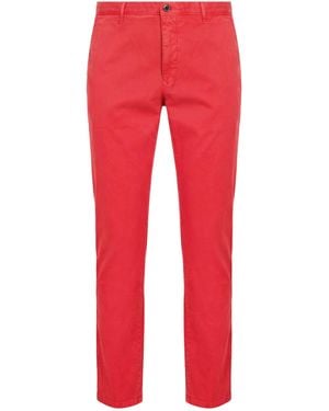 Incotex Slacks By Slowear Trousers Cotton, Elastane - Red