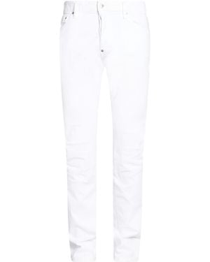 DSquared² Jeans Cotton, Elastane - White