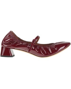 Lanvin Burgundy Pumps Calfskin - Purple