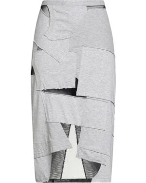 Tom Ford Midi Skirt Cotton, Polyamide, Elastane - Gray