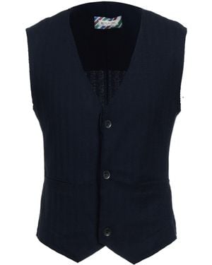 Takeshy Kurosawa Tailored Vest - Blue