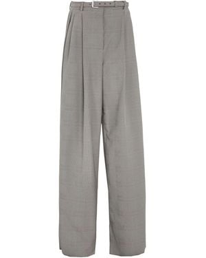Sportmax Trousers Polyamide, Viscose, Elastane - Grey