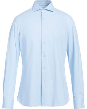 Glanshirt Hemd - Blau