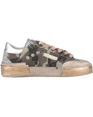 Back 70 Military Trainers Textile Fibres - Green
