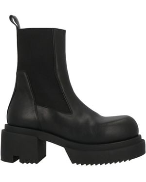 Rick Owens Boot Leather - Black