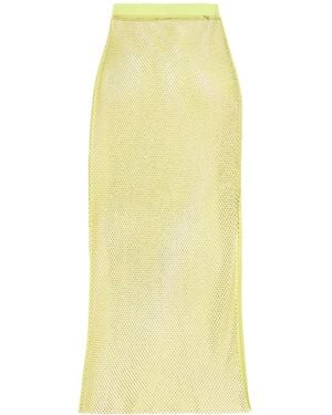 Patrizia Pepe Midi Skirt - Yellow