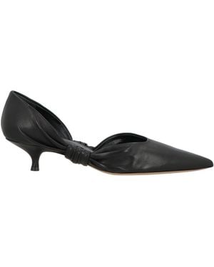 JW Anderson Court Shoes Cow Leather - Black
