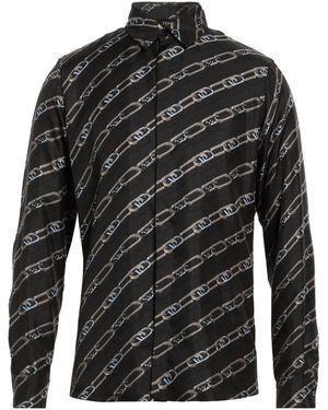 Fendi Shirt Silk - Black