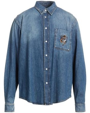Roberto Cavalli Denim Shirt Cotton - Blue