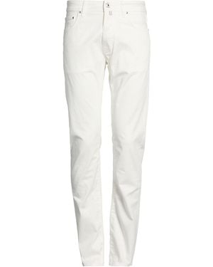 Jacob Cohen Trousers Cotton, Elastane - White