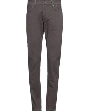 Jeckerson Charcoal Trousers Cotton, Polyester, Elastane - Grey