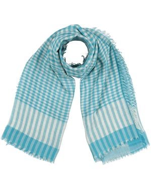 Faliero Sarti Scarf Modal, Polyester - Blue