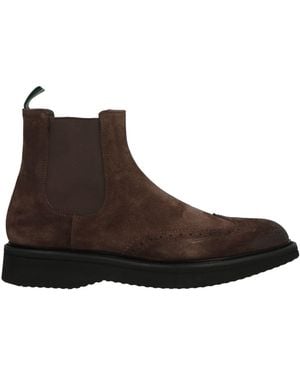 Green George Ankle Boots Leather - Brown