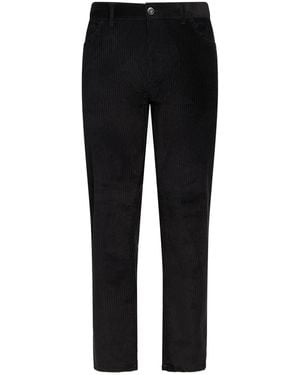 Isaia Trousers Cotton, Elastane - Black