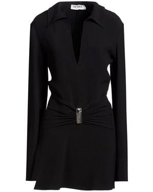 The Attico Mini Dress Acetate, Viscose - Black