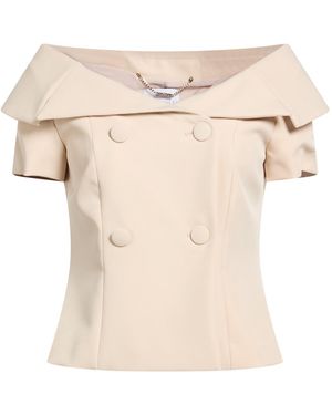 LUCKYLU  Milano Jacket Polyester, Elastane - Natural