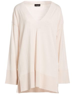 Roberto Collina Ivory Sweater Merino Wool - Natural