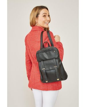 Yumi' Rucksack With Front Pocket - Red