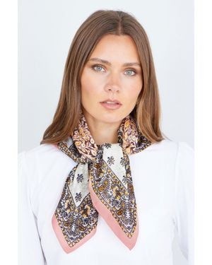 Yumi' Multicolour Paisley Viscose Placement Scarf