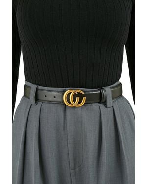 Yumi' Buckle Circle Belt - Black
