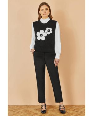 Yumi' Stiletto Tailored Cigarette Trouser - Blue