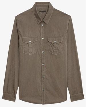 Zadig & Voltaire Thibault Shirt - Brown