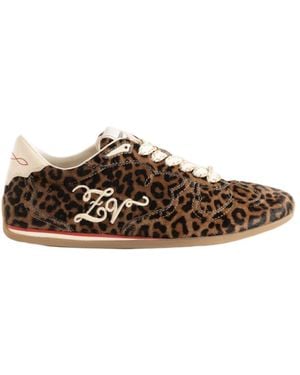 Zadig & Voltaire Zv Dance Leo Pony Trainers - Brown