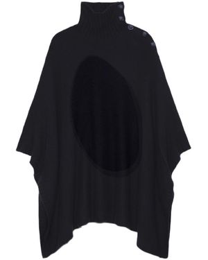 Zadig & Voltaire Poncho palma 100% cachemire - Noir
